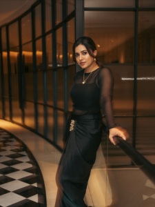 anju-kurian-in-crop-top-with-a-flowing-organza-skirt-function-wear-dress-photos-008
