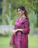 anju-kurian-in-party-wear-velvet-churidar-style-photos