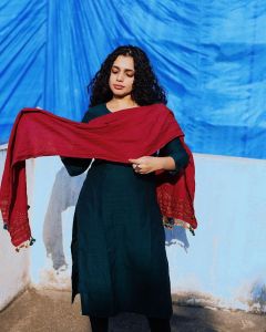 ann-augustine-new-photos-in-green-churidar