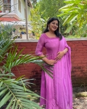 anna-rajan-violet-colour-churidar-picture