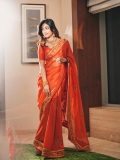 actress-anu-emmanuel-in-raw-mango-colour-saree-photos-006
