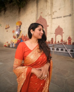 actress-anumol-in-banarasi-saree-photos
