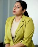 Actress-Anumol-new-photos-in-Single-Buttoned-Green-Blazer-Vero-Moda-India