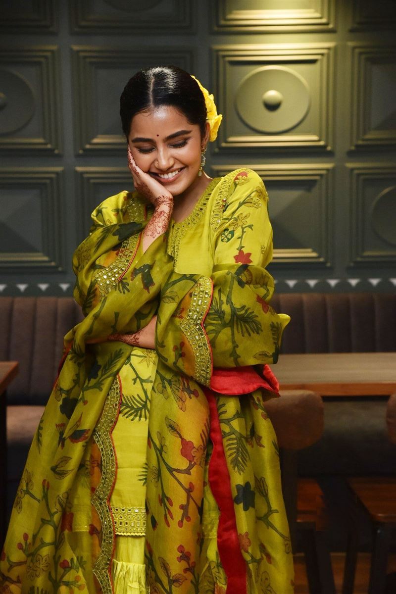 Actress Anupama Parameswaran Pics @ The Story Of Beautiful Girl First Look Launch
