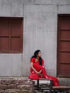 anupama-parameswaran-in-red-saree-with-flower-print-design-and-trending-fashion-photos-009