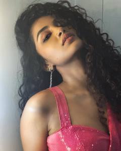anupama-parameswaran-new-photos-in-Party-Wear-Sequence-Saree-002