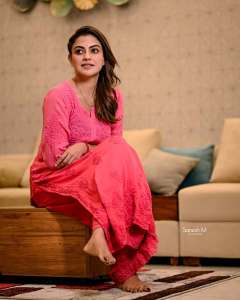 anusree-in-pink-kurti-co-ord-set-photos-003