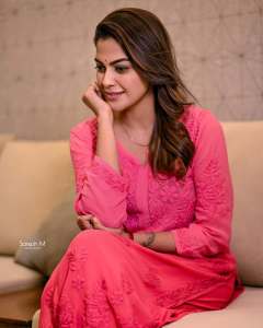 anusree-in-pink-kurti-co-ord-set-photos