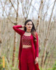anusree-photoshoot-in-burgundy-red-shade-dress.webp-001