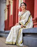 actress-anusree-in-set-saree-with-black-lines-and-blouse-makeup-ideas-photos-007