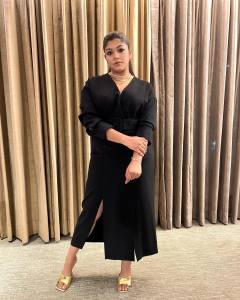 aparna-balamurali-in-Black-Long-Sleeve-Wrap-Style-Dress-006