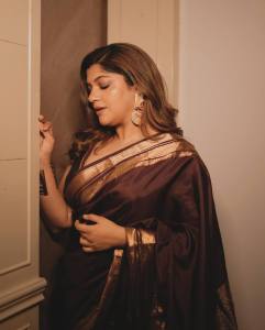 aparna-balamurali-in-brown-saree-photos-001