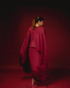 aparna-balamurali-in-deep-maroon-cape-style-gown-design-photos-004