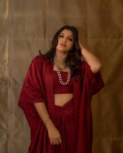 aparna-balamurali-in-wine-red-dress-004