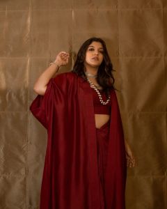 aparna-balamurali-in-wine-red-dress-010