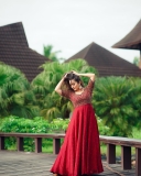 Actress-bhama-in-red-long-dress-004