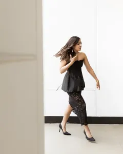 catherine-tresa-in-black-off-shoulder-dress-style-photos-002