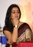 Actress Charmme Stills in Multi Color Printed Saree