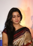 Actress Charmme Kaur Stills in Multi Color Printed Saree