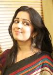 Actress Charmme Stills in Multi Color Printed Saree