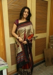 Actress Charmme Stills in Multi Color Printed Saree