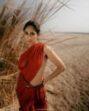 deepti-sati-in-maroon-saree-fashion-look-latest