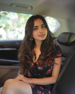 devika-sanjay-in-printed-short-dress-photos