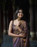 devika-sanjay-in-violet-tissue-saree-photos-008