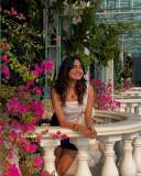 devika-sanjay-in-white-off-shoulder-top-with-jeans-short-skirt-photos-004