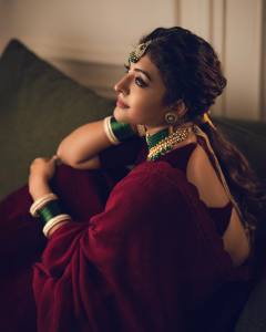 durga-krishna-in-beetroot-colour-velvet-lehenga-dress-photos-001