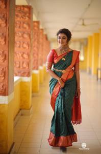 durga-krishna-in-green-saree-photos-003