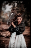 actress durga krishna new photos with horse 9612