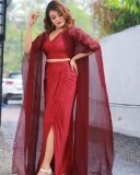 durga-krishna-in-wine-red-dress-001