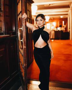 esther-anil-in-Criss-Cross-halter-style-Maxi-dress-Cut-out-detail-at-bust-style-photos