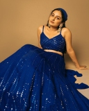 esther-anil-latest-pics-in-blue-dress-