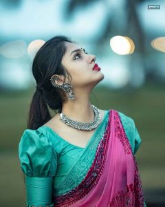 Gayathri Suresh latest photoshoot in saree-002