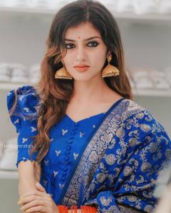gayathri-suresh-in-blue-churidar-001
