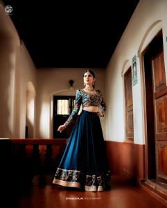 gayathri-suresh-in-blue-lehenga-with-stylish-makeup-look