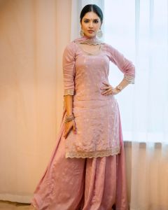 gayathri-suresh-in-peach-colour-sharara-suit-dress-photos-004