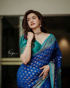 honey-rose-in-blue-color-dress-photos-003