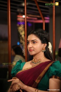 honey-rose-in-red-saree-photos-612-001