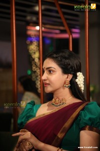 honey-rose-in-red-saree-photos-612