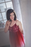 honey-rose-in-red-sleeveless-dress-photos-003
