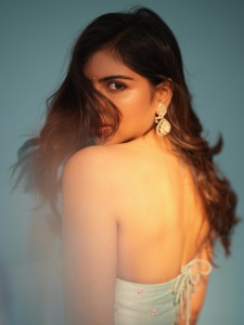 kalyani-priyadarshan-in-sky-blue-party-wear-lehenga-sleeveless-photos