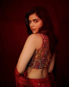 kalyani-priyadarshan-in-wine-red-lehenga-dress-photos-007
