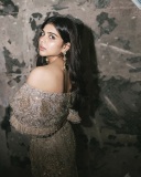 kalyani-priyadarshan-in-off-shoulder-gown-dress-golden-colour-photos-004
