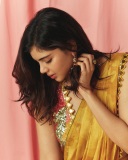 kalyani-priyadarshan-in-mango-yellow-saree-with-style-ideas-photos-001