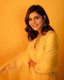 kalyani-priyadarshan-in-yellow-colour-ethnic-kurta-set-photos