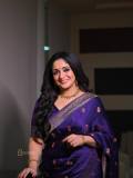 kavyamadhavan-in-violet-saree-photos-002