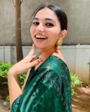 kayadu-lohar-latest-photos-in-green-saree